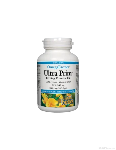 Масло от вечерна иглика 1000мг х 90 капсули Natural Factors | Evening Primrose Oil