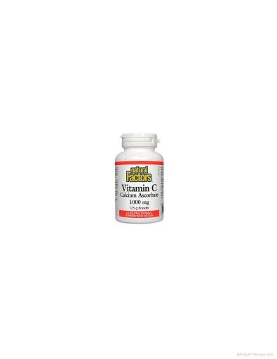 Витамин Ц (калциев аскорбат) 1000мг х 125гр пудра/ 250 дози Natural Factors |Vitamin C