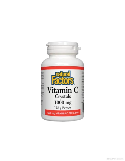 Витамин Ц на кристали 1000мг 250 дози Natural Factors | Vitamin C Crystals