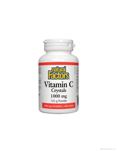 Витамин Ц на кристали 1000мг 250 дози Natural Factors | Vitamin C Crystals