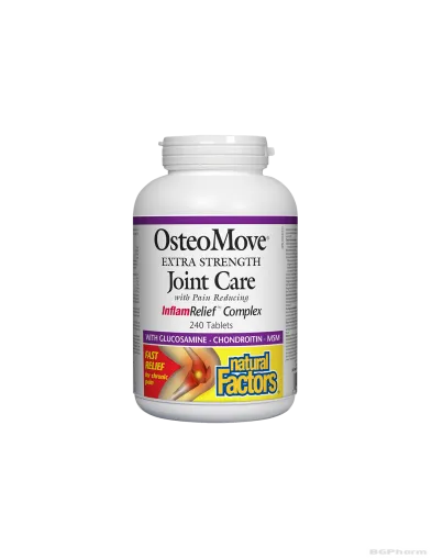 ОстеоМуув Грижа за ставите x 240 таблетки Natural Factors | OsteoMove
