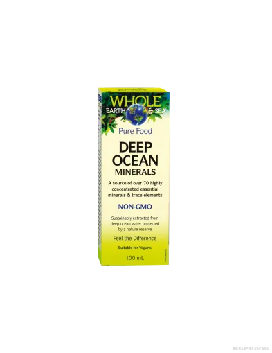 Whole earth & sea Дълбоководни морски минерали 100мл Natural Factors