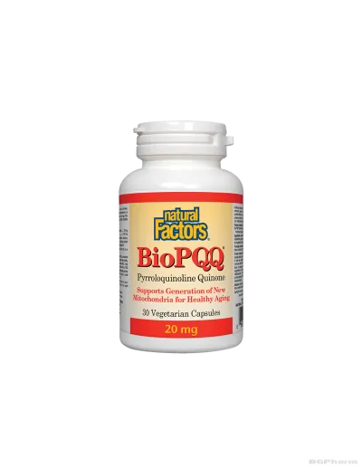 BioPQQ Пиролоквинолин квинон 20мг х 30 капсули Natural Factors