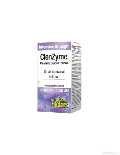 ClenZyme Храносмилателни ензими за баланс на червата х 90 капсули Natural Factors