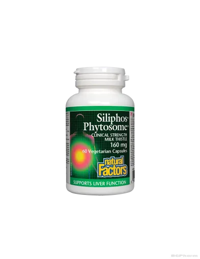 Бял трън Фитозоми (екстракт) 160мг x 60 капсули Natural Factors | Siliphos® Phytosome