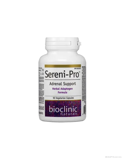 Sereni-Pro™ Adrenal Support (при стрес и напрежение) х 90 капсули Bioclinic Naturas