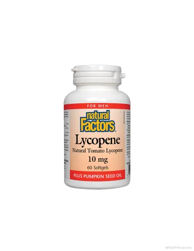 Ликопен + масло от тиквено семе (за простатата) х 60 капсули Natural Factors
