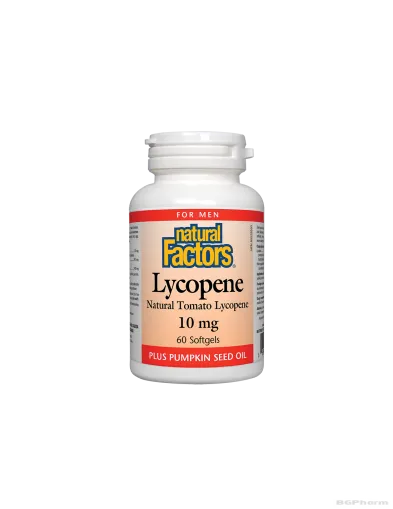 Ликопен + масло от тиквено семе (за простатата) х 60 капсули Natural Factors