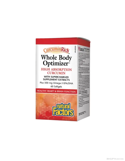 CurcuminRich Whole Body Optimizer Формула за цялостно здраве x 60 капсули Natural Factors