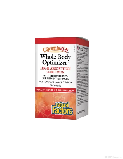 CurcuminRich Whole Body Optimizer Формула за цялостно здраве x 60 капсули Natural Factors
