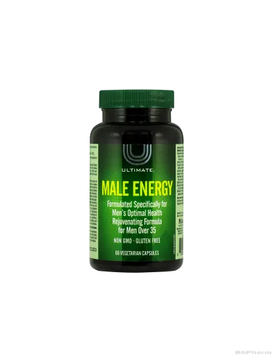 Ultimate® Male Energy Формула за мъже, за енергия и тонус x 60 капсули Natural Factors