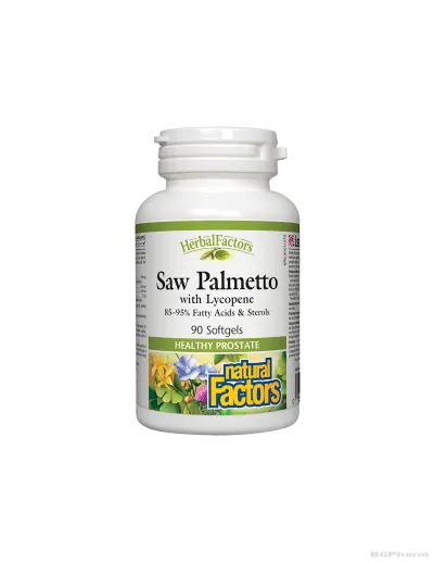 Сао Палмето + Ликопен х 90 софтгел капсули Natural Factors