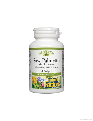 Сао Палмето + Ликопен х 90 софтгел капсули Natural Factors
