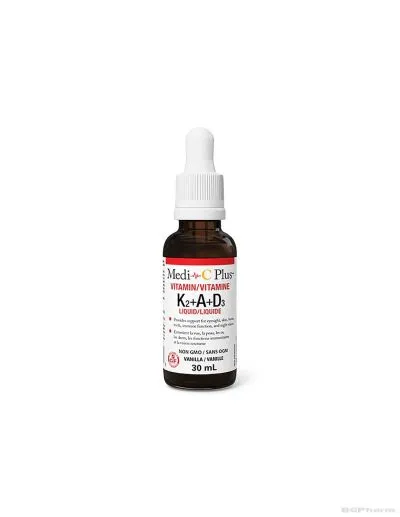 Витамин К2+ А+ Д3 на капки х 30 ml Natural Factors | Здрави кости