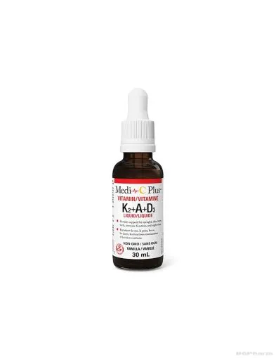 Витамин К2 + А + Д3 на капки х 30 ml Natural Factors | Здрави кости