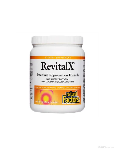 RevitalX ® Формула за чревно възстановяване 454гр прах Natural Factors | Intestinal Rejuvenation Formula