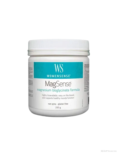 Магнезий (бисглицинат формула) 200гр пудра Natural Factors |WomenSense