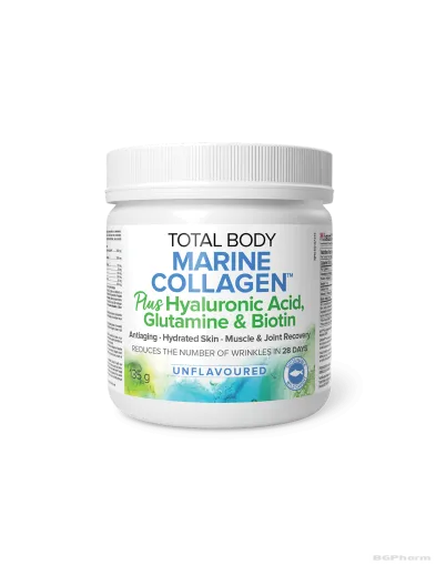 Total Body Collagen™ Рибен колаген + хиалуронова киселина + глутамин и биотин 135гр Natural Factors