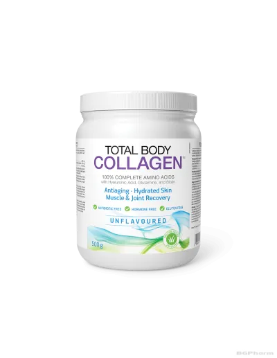 Total Body Collagen™ Колаген + хиалуронова киселина, глутамин и биотин х 500гр Natural Factors