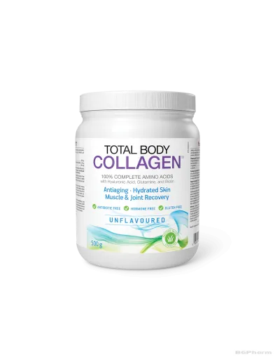 Total Body Collagen™ Колаген + хиалуронова киселина, глутамин и биотин х 500гр Natural Factors