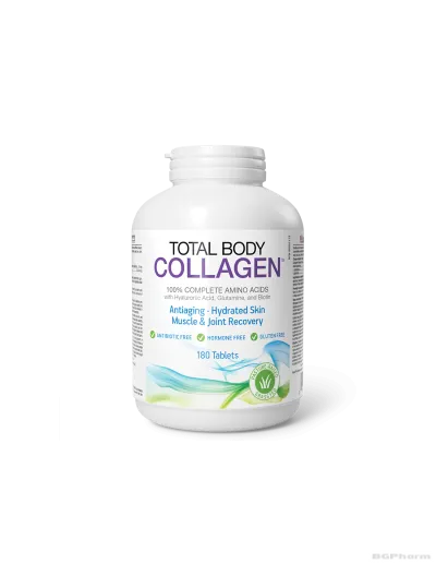 Total Body Collagen™ Колаген + хиалуронова киселина, глутамин и биотин х 180 Natural Factors