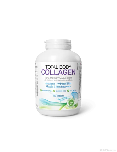 Total Body Collagen™ Колаген + хиалуронова киселина, глутамин и биотин х 180 Natural Factors