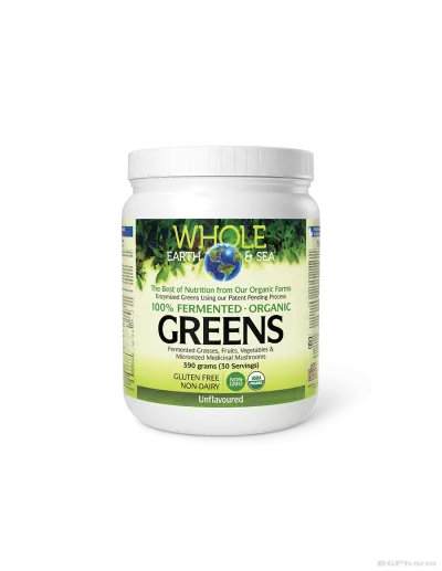 Whole Earth & Sea Ферментирали органик растителни храни х 390гр пудра (неовкусен) Natural Factors