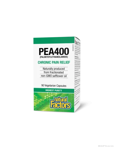 ПЕА Палмитоелетаноламид 400мг x 90 капсули Natural Factors | PEA