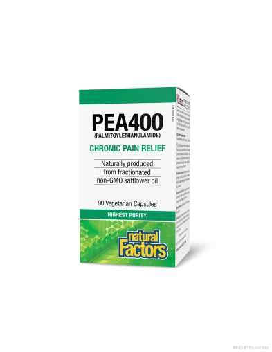 ПЕА Палмитоелетаноламид 400мг x 90 капсули Natural Factors | PEA