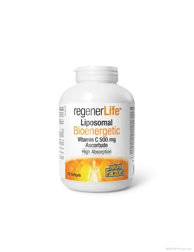 Regenerlife ™ Липозомен Витамин Ц 500мг х 120 капсули Natural Factors