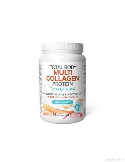 Total Body Multi Collagen Говежди, рибешки и пилешки колаген х 267гр прах Natural Factors