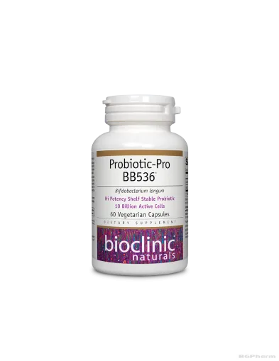 Пробиотик Pro BB536 - 10 млрд.активни пробиотици х 60 капсули Bioclinic Naturals