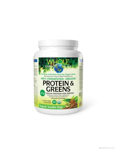 Whole earth & sea® Натурален протеин + антиоксиданти х 656гр прах (ванилия) Natural Factors