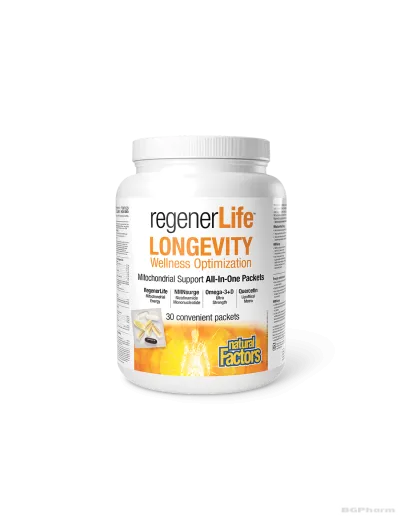 RеgenerLife™ Longevity Формула за клетъчно здраве х 30 дози Natural Factors