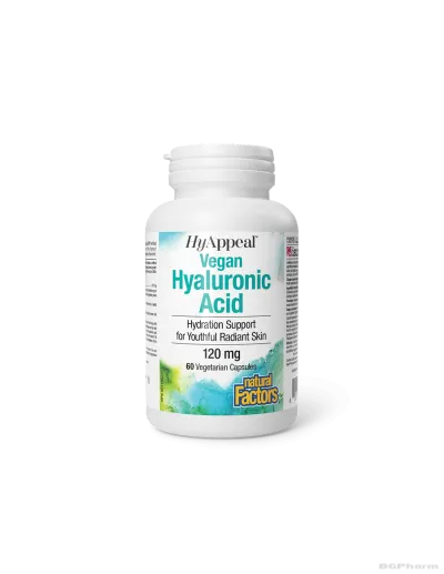 HyAppeal® Хиалуронова киселина 120мг х 60 капсули Natural Factors