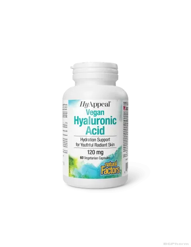 HyAppeal® Хиалуронова киселина 120мг х 60 капсули Natural Factors