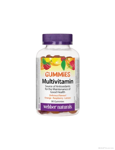 Мултивитамини Гъмис х 90 желирани таблетки Webber Naturals | Multies