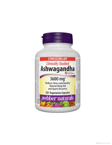 Ашваганда 300мг x 120 капсули Webber Naturals | Ashwaganda Extract