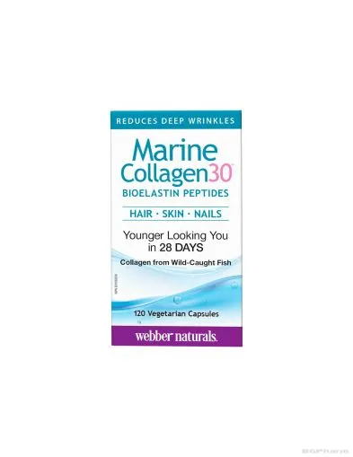 Collagen30® Морски колаген с био еластинови пептиди х 120 капсули Webber Naturals