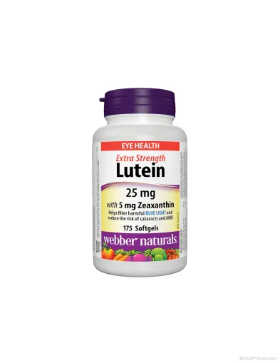 Лутеин 25мг + Зеаксантин 5мг х 175 капсули Webber Naturals | Lutein + zeaxanthin