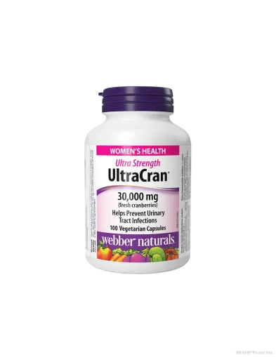 UltraCran Червена боровинка екстракт х 100 капсули Webber Naturals | Cranberry Extract