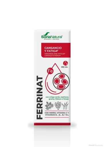 ФЕРИНАТ билков сироп с желязо х 250мл Soria Natural | FERRINAT