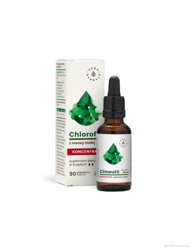 Хлорофил х 30мл капки Aura Herbals (детоксикация, свеж дъх)