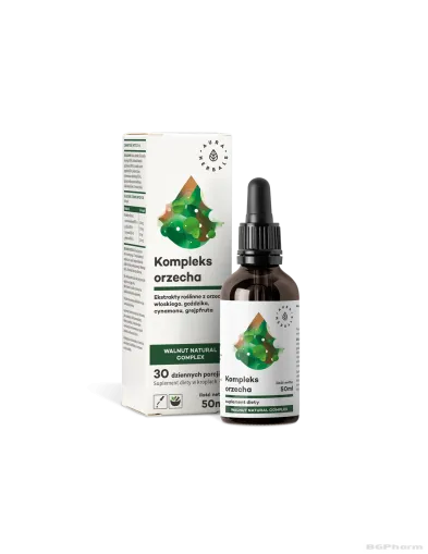 Орехов комплекс х 50мл капки Aura Herbals (сърце, храносмилане, чернен дроб)