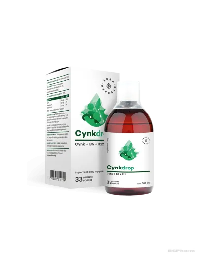 Цинк + Витамин Б6 и Б12 х 500мл сироп Aura Herbals (имунитет, нервна система)