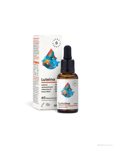 Лутеин + зеаксантин + витамин А и Рибено масло х 30мл капки Aura Herbals (очи, зрение)