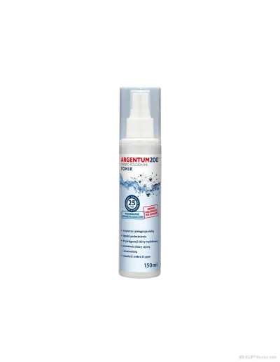 Колоидно сребро Argentum200® 25ppm х 150мл спрей Aura Herbals (дезинфекция, акне)