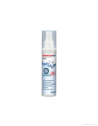 Колоидно сребро Argentum200® 25ppm х 150мл спрей Aura Herbals (дезинфекция, акне)