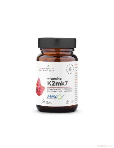 Витамин К2 (MK-7) 200 µg х 30 капсули Aura Herbals (кости, стави, сърце)