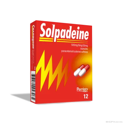 СОЛПАДЕИН х 12 капсули (при болка) GLAXO